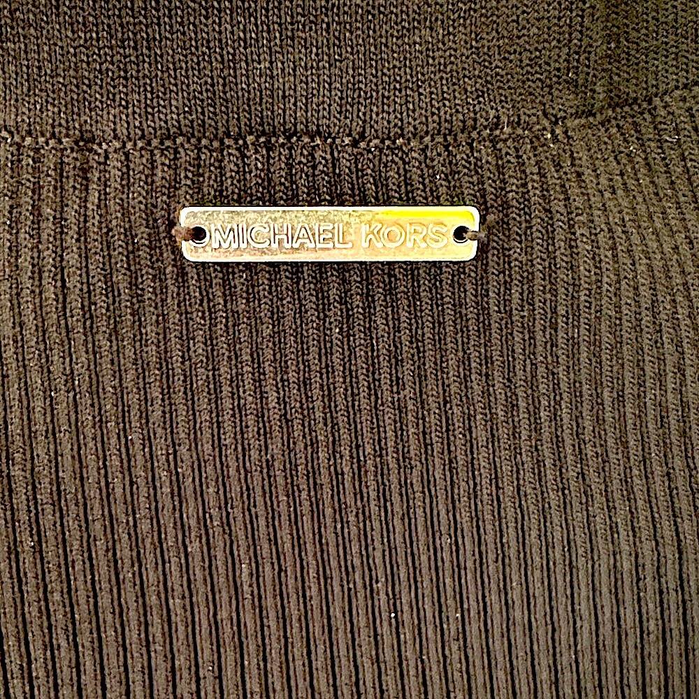 Michael by Michael Kors Black and White Stretch Pencil Skirt - Picture 4 of 6